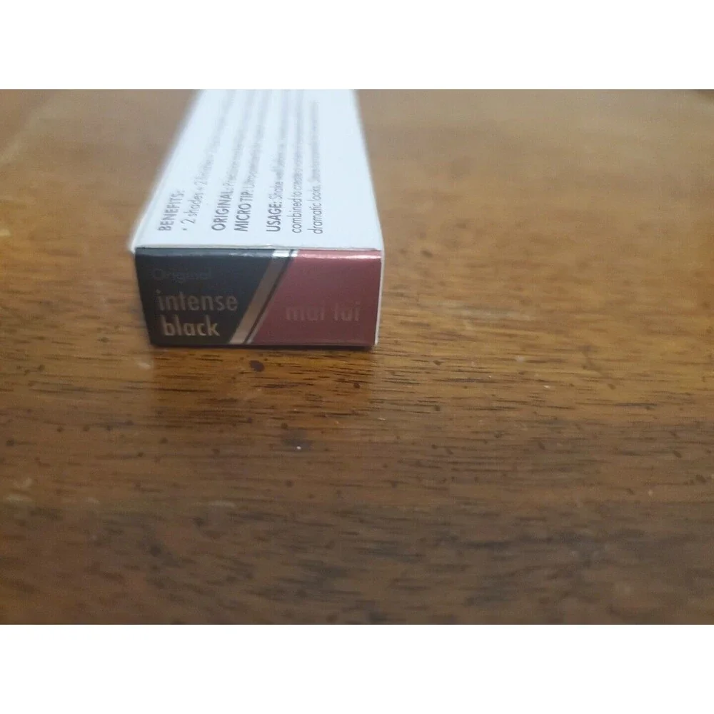 Stila Stay All Day Dual-Ended Liquid Eyeliner Micro Tip Intense Black/ Mai Tai